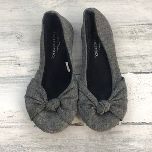 Ellemenno tweed flats size 6.5